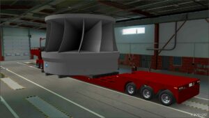 ETS2 Mod: Multi Axle Flatbed Trailer 10 Axles V2.1 1.51 (Image #2)