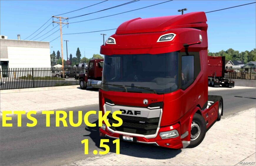 ATS Mod: ETS Trucks for ATS 1.51 (Featured)