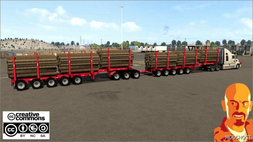 ATS Mod: Arctic Logging Trailers V6.3 1.50-1.51 (Featured)