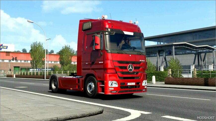 ETS2 Mercedes-Benz Truck Mod: Actros MP3 by Dotec V1.3.4 (Featured)