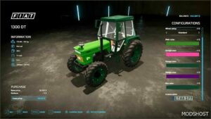 FS22 Fiat Tractor Mod: 1300DT Rust Edition V1.2 (Image #2)