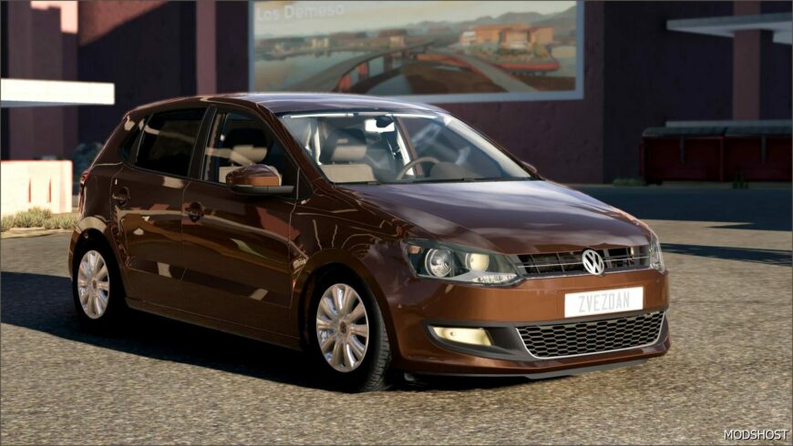 BeamNG Volkswagen Car Mod: Polo HQ V3.4 0.32 (Featured)