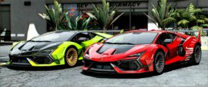 GTA 5 Lamborghini Vehicle Mod: 2024 Lamborghini Revuelto Lbwk (Featured)