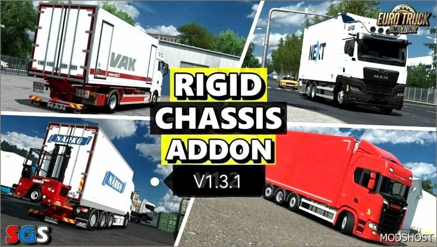 ETS2 Part Mod: Rigid Chassis Addon by Kast V1.3.1 (Featured)