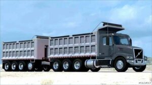 ATS Volvo Truck Mod: VAH Car Carrier-Dump Pack V1.3 1.51 (Image #2)