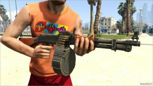 GTA 5 Weapon Mod: RPD Sp/Replace V1.1 (Image #4)