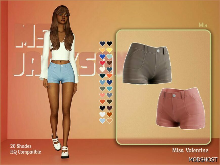 Sims 4 Everyday Clothes Mod: MIA Shorts (Featured)