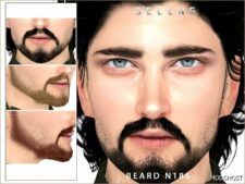 Sims 4 Hair Mod: Beard N186 (Featured)