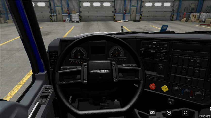 ATS Mack Interior Mod: SCS Mack Pinnacle Dashboard Warning FIX (Featured)