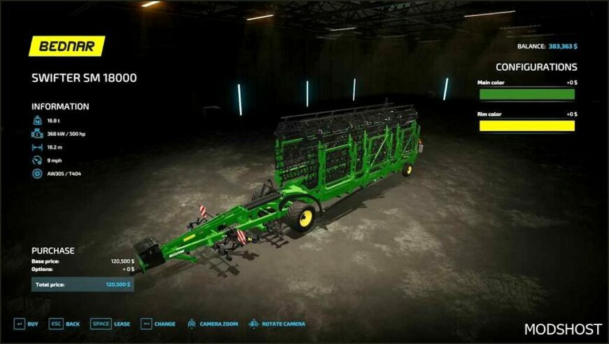 FS22 Cultivator Mod: Bednar SM18 Rust Edition V1.2 (Featured)