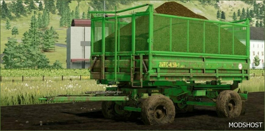 FS22 Trailer Mod: 2 PTS-4.5 Bobruiskagromash V1.1.1.0 (Featured)