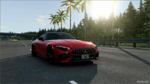 BeamNG Mercedes-Benz Car Mod: Mercedes AMG SL63 V1.3 0.33 (Image #3)