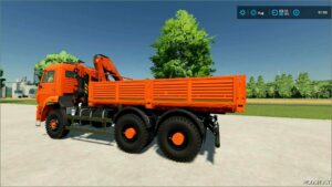 FS22 Kamaz Truck Mod: 6522 Manipulator (Image #10)