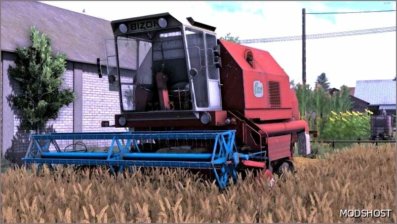 FS22 Bizon Combine Mod: Rekord Z058H I (Featured)