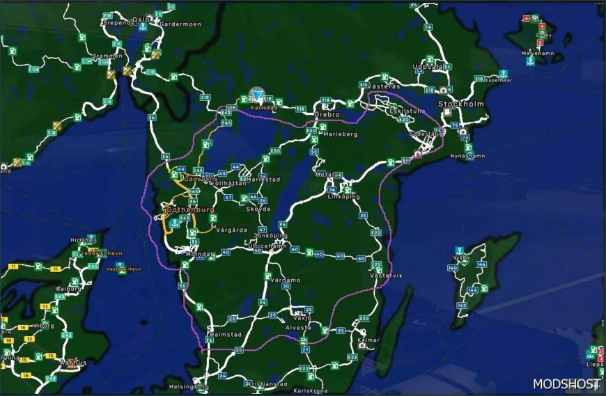 ETS2 ProMods Map Mod: Scandinavia Rebuild – A Promods Add-On V1.2.1 1.51 (Featured)