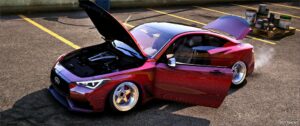 GTA 5 Infiniti Vehicle Mod: Q60 Stationed (Image #5)