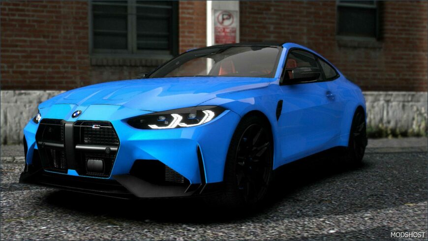 GTA 5 BMW Vehicle Mod: 2021 BMW M4 Adro Design (Featured)