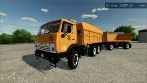 FS22 Kamaz Truck Mod: 55102 VF (Featured)