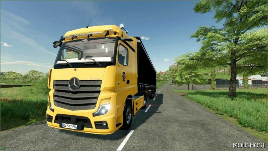 FS22 Truck Mod: Mercedes Actros 2022 - MSC Group (Featured)