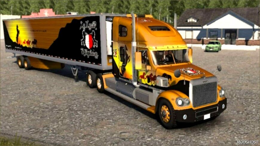 ATS Freightliner Mod: Coronado Enhanced Skin Pack 1.51 (Featured)