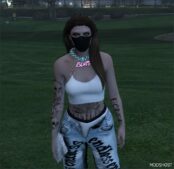 GTA 5 Player Mod: Esluts Chain for MP Female (Image #2)