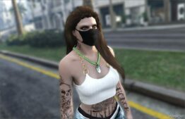 GTA 5 Player Mod: Chain for MP Female (Image #2)