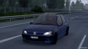 ETS2 Peugeot Car Mod: 106 Rallye S2 V1.1 1.51 (Image #3)