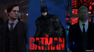 GTA 5 Player Mod: The Batman:2022 SET (Addon-Peds W/Cloth&) V5.0 (Featured)