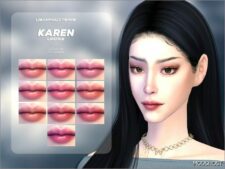 Sims 4 Female Makeup Mod: Karen Lipstick (Featured)