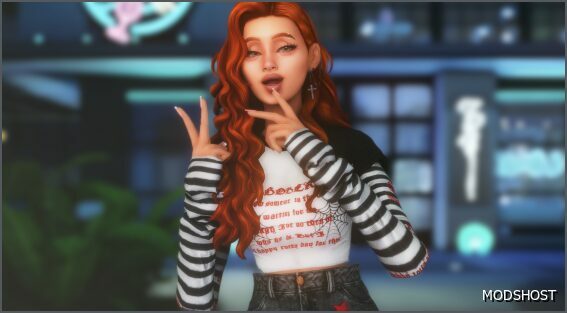 Sims 4 Preset Mod: 🖤IRENA SHELDON (Featured)