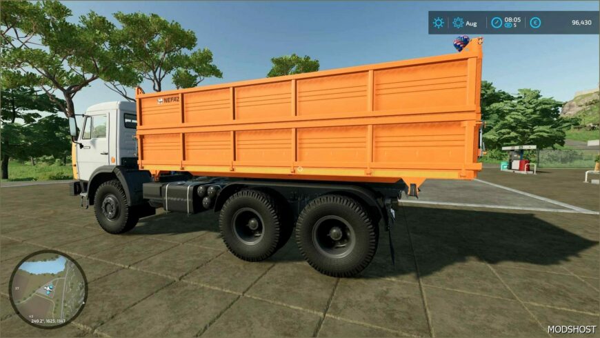 FS22 Kamaz Truck Mod: 65111 N (Featured)