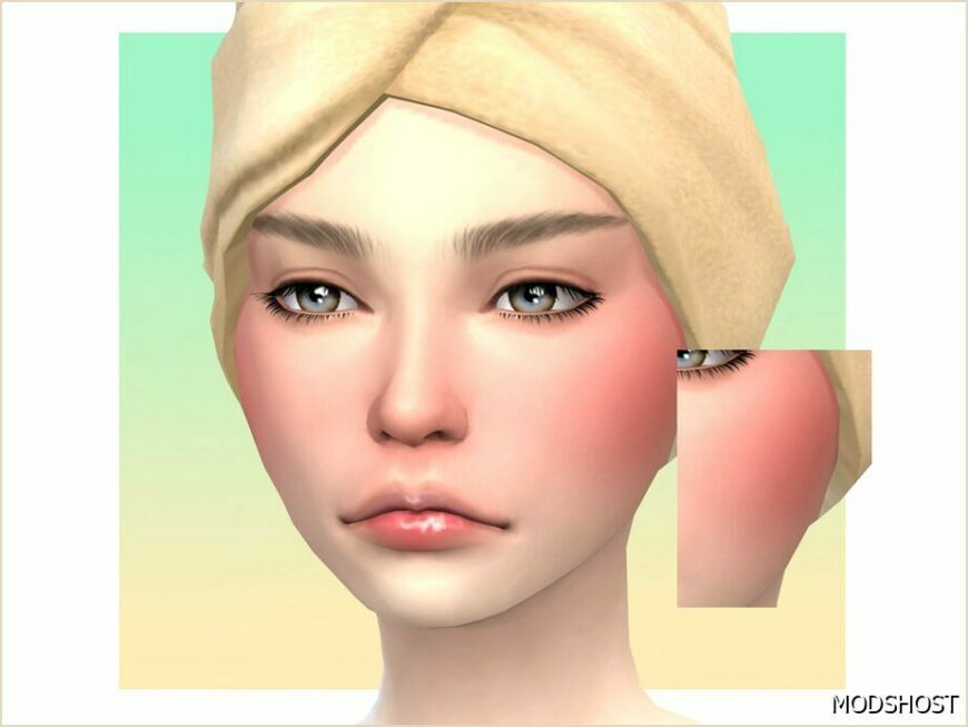 Sims 4 Female Makeup Mod: SPA DAY Blush (Featured)