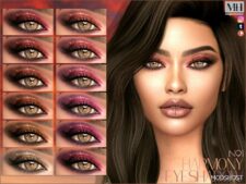 Sims 4 Eyeshadow Makeup Mod: Harmony Eyeshadow N91 (Featured)