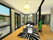 Sims 4 House Mod: WS Modern White 3 (No CC) (Image #2)