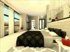 Sims 4 House Mod: WS Modern White 3 (No CC) (Image #5)