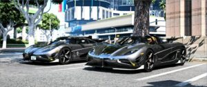 GTA 5 Koenigsegg Vehicle Mod: Agera RS FE Vader VS Thor (Featured)