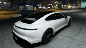 GTA 5 Porsche Vehicle Mod: 2020 Porsche Taycan Turbo S (Image #2)