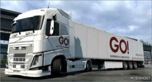 ETS2 Mod: GO! Express & Logistics Skin (Image #2)