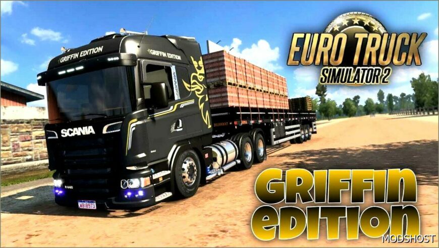 ETS2 Scania Truck Mod: R440 Griffin Edition 1.51 (Featured)