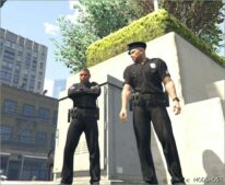 GTA 5 Police Player Mod: Small Police Officer Add-On PED (Featured)