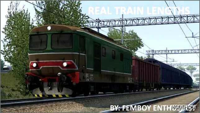 ETS2 Realistic Mod: Train Lengths 1.51 (Featured)