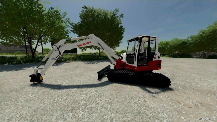 FS22 Forklift Mod: Takeuchi TB290 Doherty (Featured)