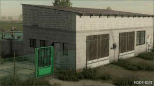 FS22 Placeable Mod: Farm Building with Garage (Image #2)