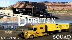 ATS Trailer Mod: Drutex Squad 1.51 (Image #2)