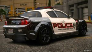 GTA 5 Mazda Vehicle Mod: Nfshp: 2009 Mazda RX8 Scpd Add-On | ELS | NON ELS | Template (Image #2)