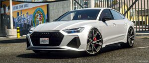 GTA 5 Audi Vehicle Mod: 2020 Audi RS7 Sportback (C8) Badged/Debadged | Tuning V2.0 (Featured)