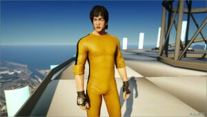 GTA 5 Player Mod: Bruce LEE Add-On PED (Image #4)