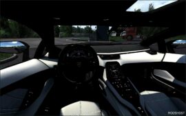 ETS2 Lamborghini Car Mod: Countach LPI 800-4 2022 V1.4 1.51 (Image #2)