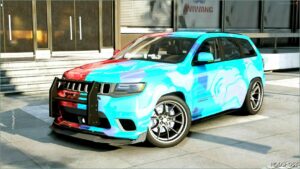 GTA 5 Jeep Vehicle Mod: Custom Tuned Jeep Grand Cherokee Supercharged Trackhawk “Kuno Hawk” (Image #2)