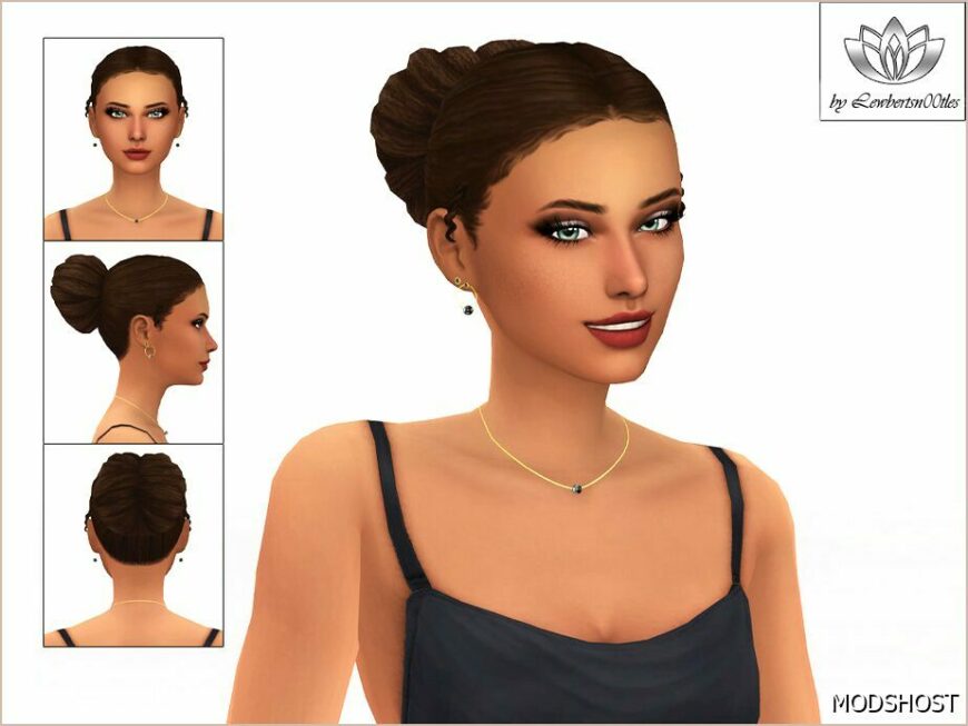 Sims 4 Female Mod: Navaeh Hair (Featured)